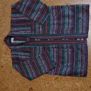 Brushed Cotton Gheri Unisex Kimono From Zig Zag Asian Collection, Size S/M